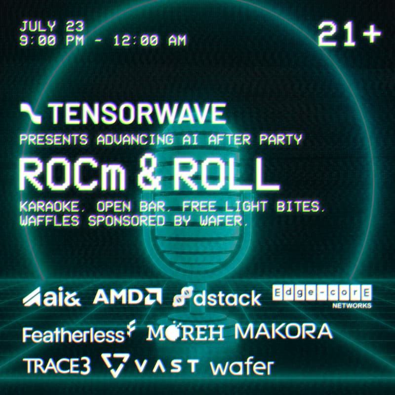 Cover Image for ROCm & Roll with TensorWave and Friends