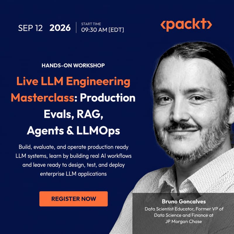 Cover Image for Live LLM Engineering Masterclass: Production Evals, RAG, Agents & LLMops