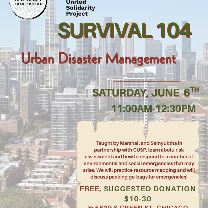 Cover Image for Survival 104: Urban Disaster Management