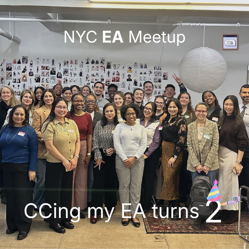 Cover Image for CCing my EA's 2-Year Anniversary NYC Meetup