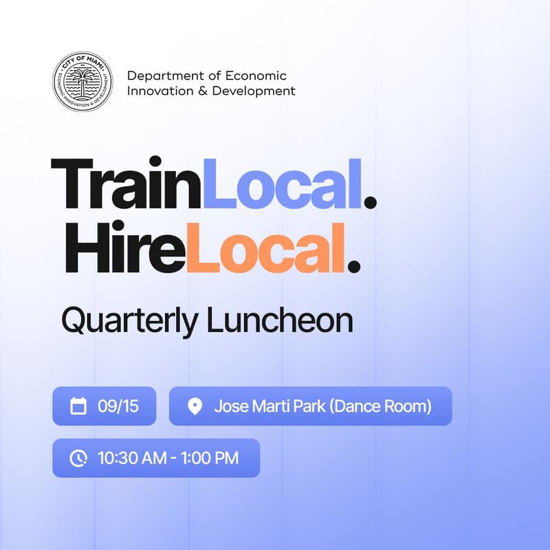 Cover Image for Train Local, Hire Local Quarterly Luncheon