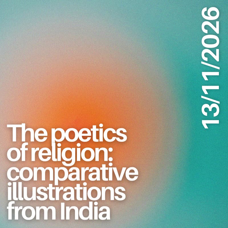Cover Image for The Poetics of Religion: Comparative Illustrations from India