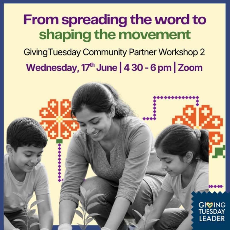 Cover Image for GivingTuesday Community Partner Workshop 2: From spreading the word to shaping the movement