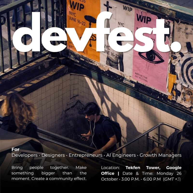Cover Image for Devfest - Google Ofis Buluşması