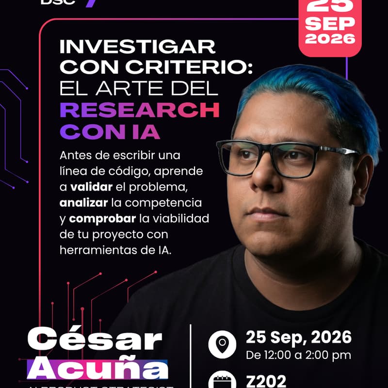 Cover Image for Investigar con Criterio: el Arte del Research con IA