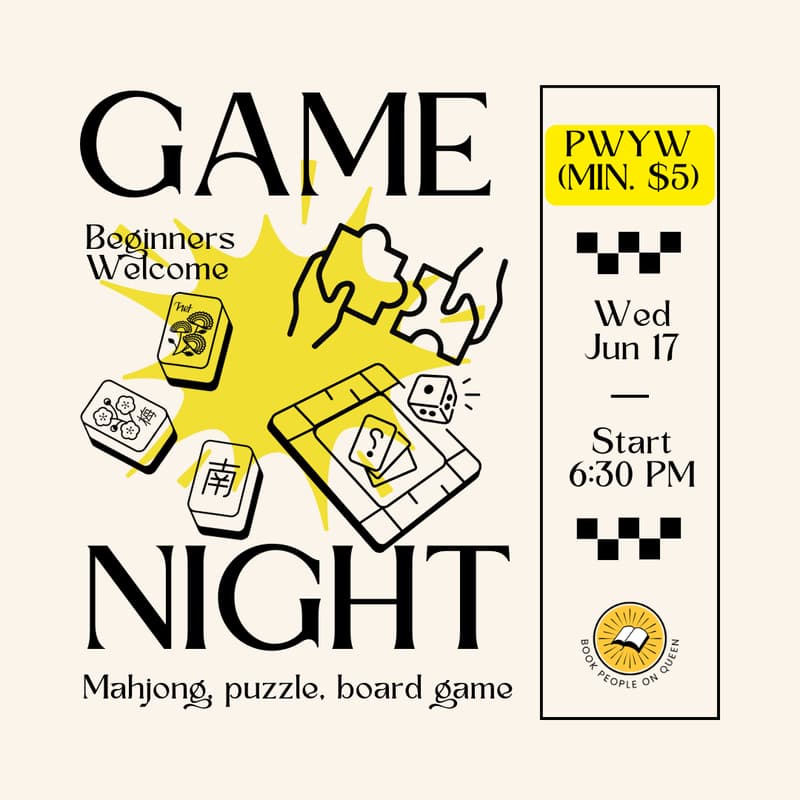 Cover Image for Game Night at Book People