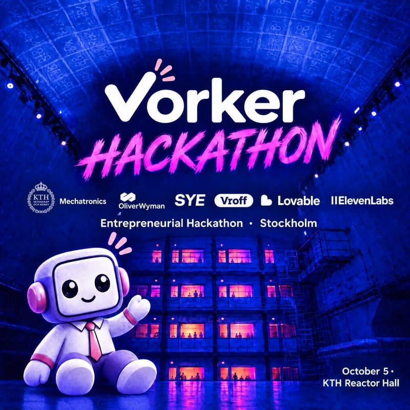 Cover Image for Entrepreneurial Hackathon - 25m underground in an old nuclear reactor hall