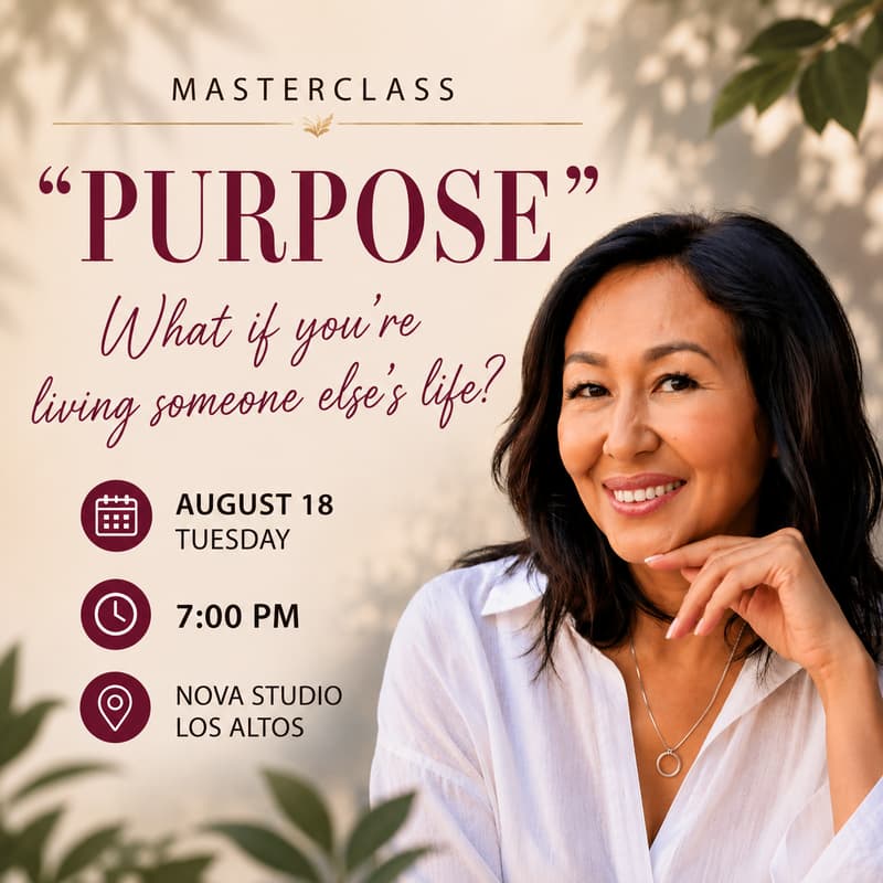 Cover Image for Masterclass “Purpose”: What if you’re living someone else’s life?