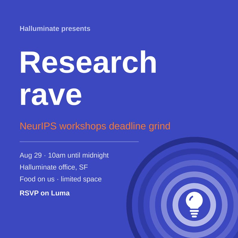 Cover Image for Halluminate Research Rave: NeurIPS Workshops Sprint