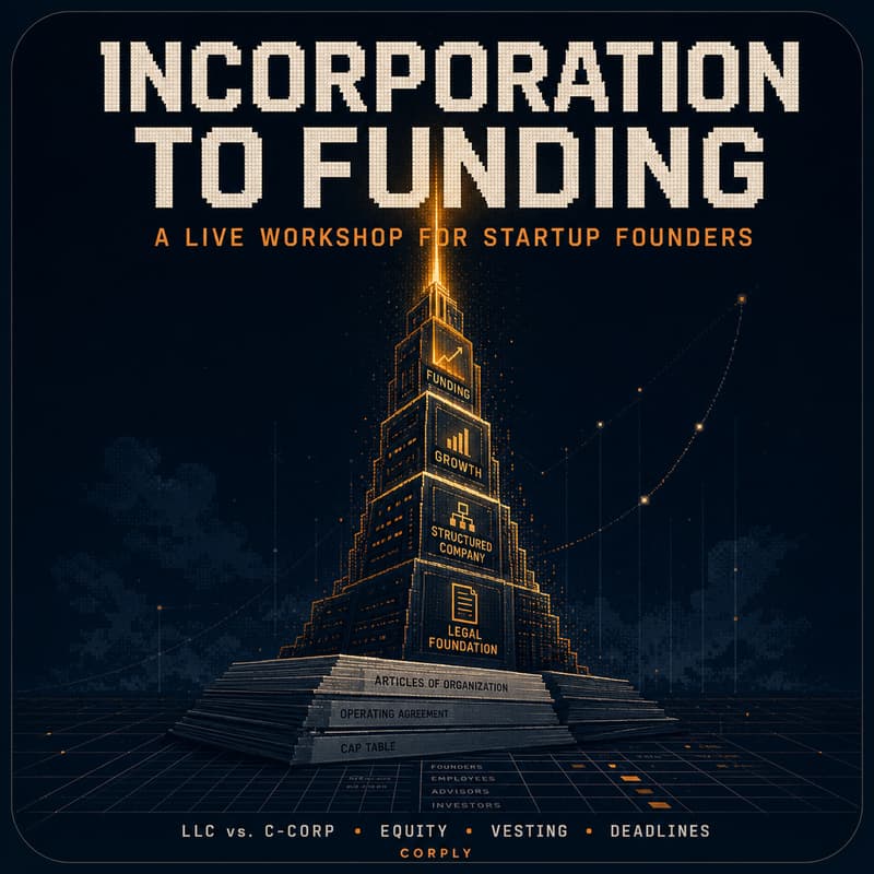Cover Image for From Idea to Incorporated: A Founder’s Step-by-Step Workshop