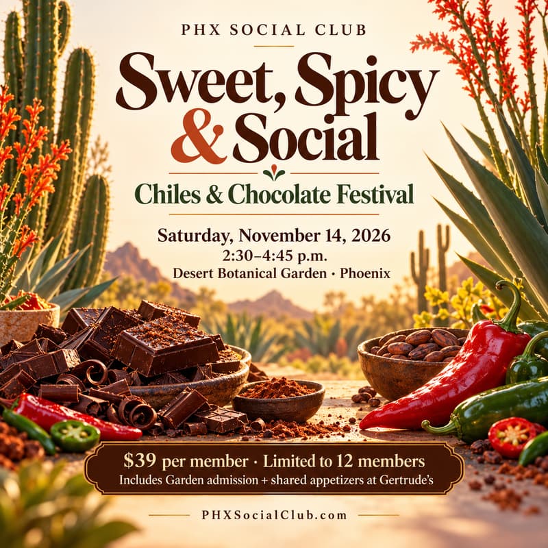 Cover Image for Sweet, Spicy & Social with PHX Social Club