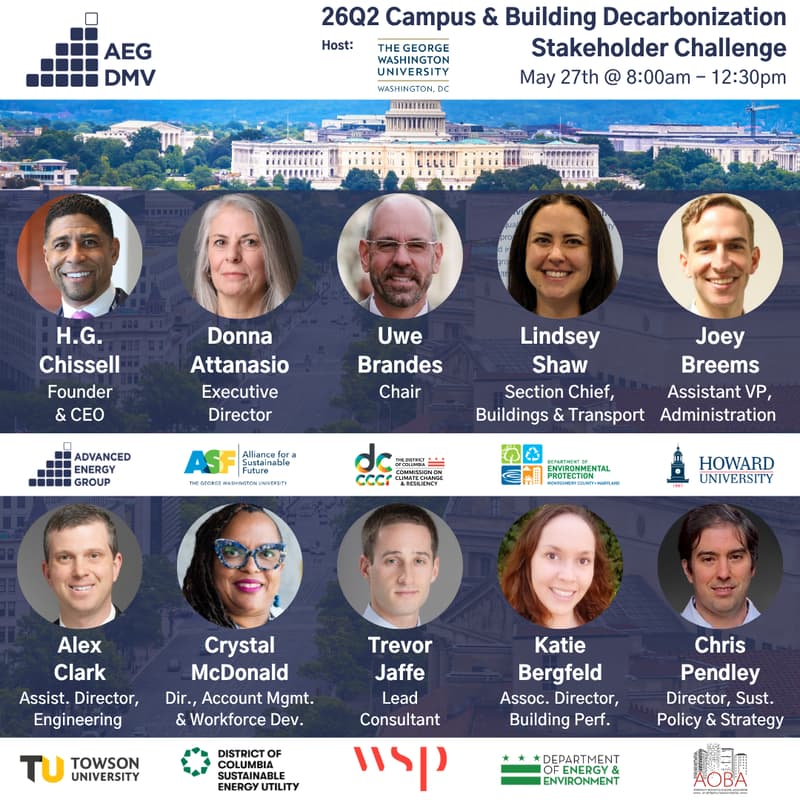 Cover Image for AEG DMV 26Q2 Stakeholder Challenge: Campus & Building Decarbonization