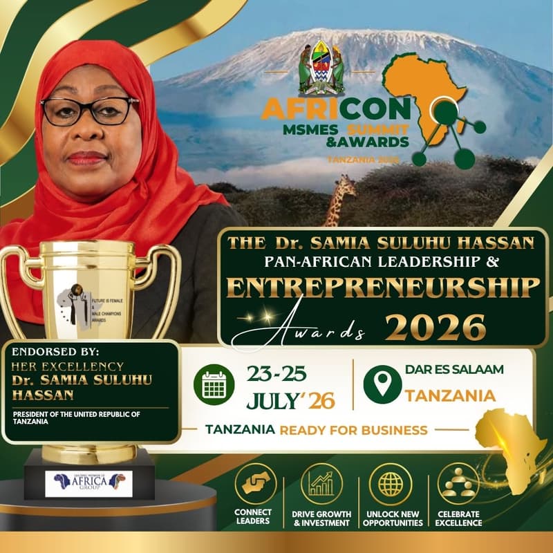 Cover Image for Africa Connect (Africon) MSME Summit & Awards, Dar Es Salaam-Tanzania, 23-25 July 2026