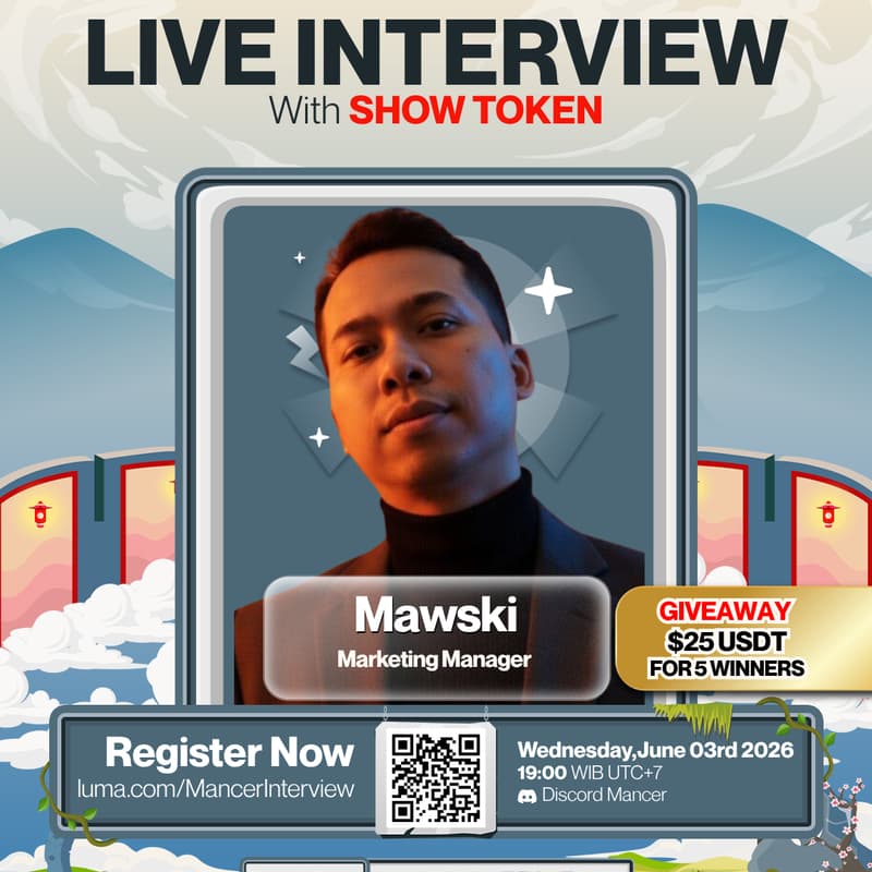 Cover Image for Mancer Live Interview with SHOW TOKEN