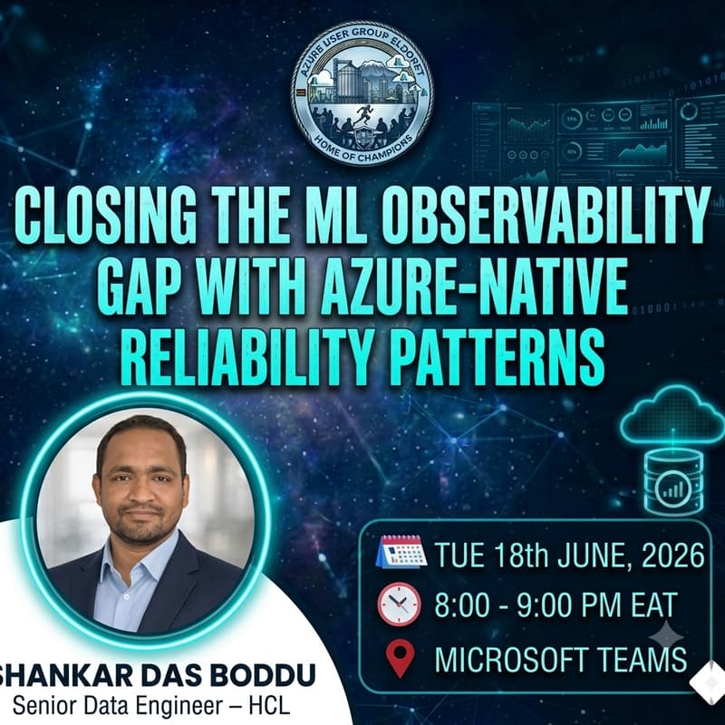 Cover Image for Closing the ML Observability Gap with Azure-Native Reliability Patterns