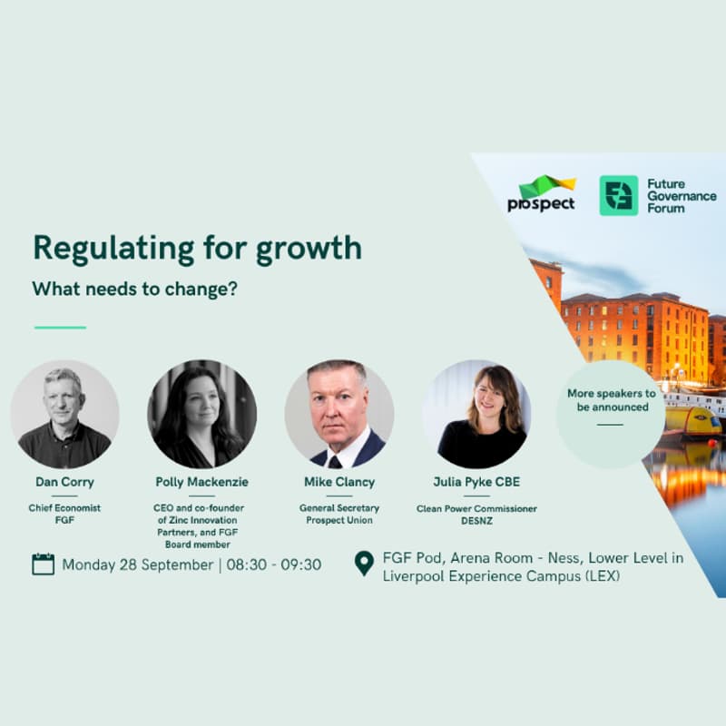 Cover Image for Regulating for growth: What needs to change?