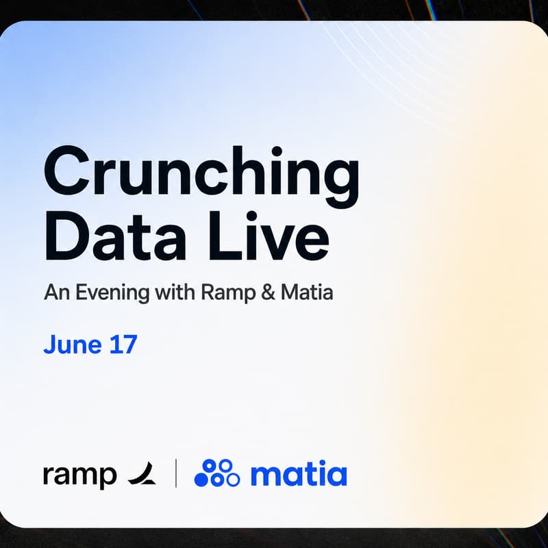 Cover Image for Crunching Data Live: An Evening with Ramp & Matia