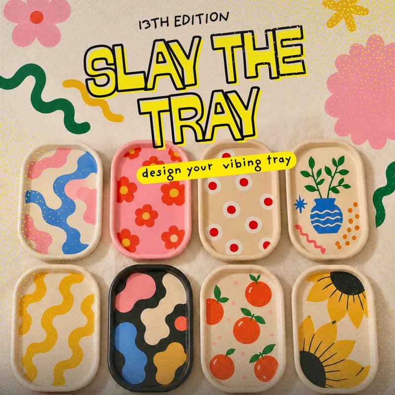 Cover Image for Slay the Tray π¨β¨ // Design Your Own Deco/Serving Tray Included.