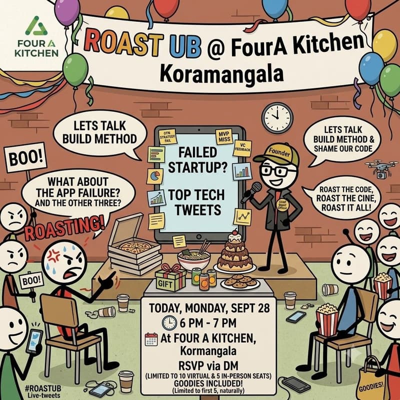 Cover Image for Roast UB @ FourA Kitchen Koramangala Pre-Launch