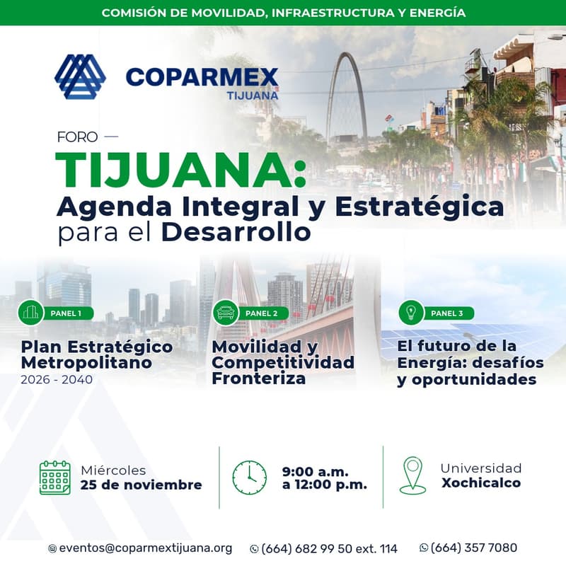 Cover Image for Evento - Foro Tijuana: Agenda Integral y Estratégica para el Desarrollo