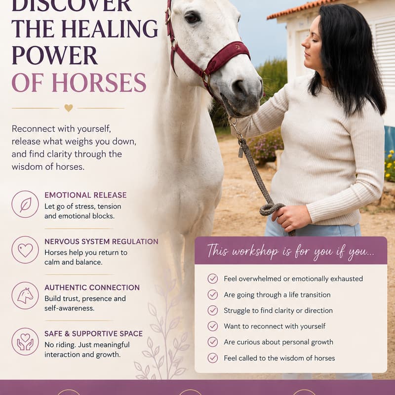 Cover Image for Discover the healing power of Horses.
