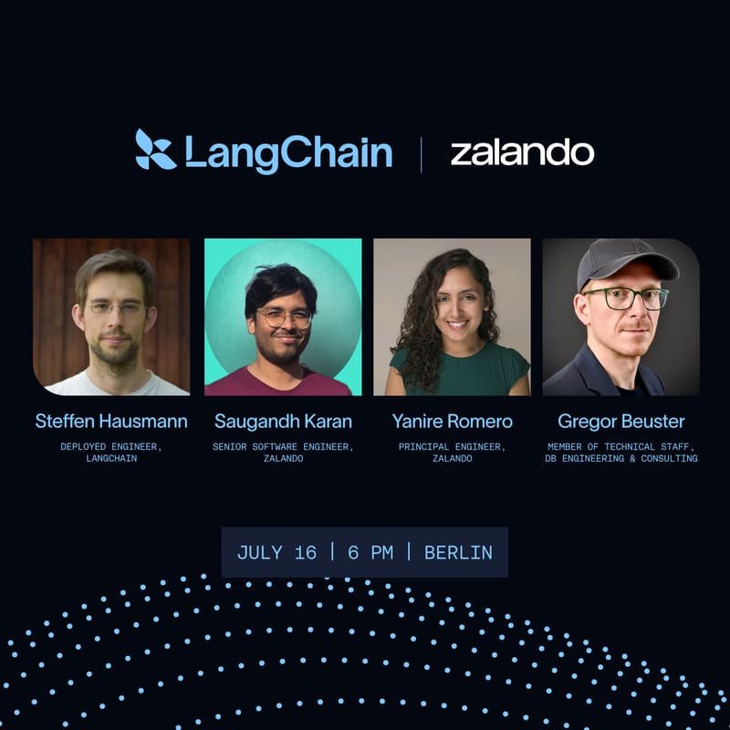 Cover Image for LangChain Meetup: Building Great Agents (Berlin)