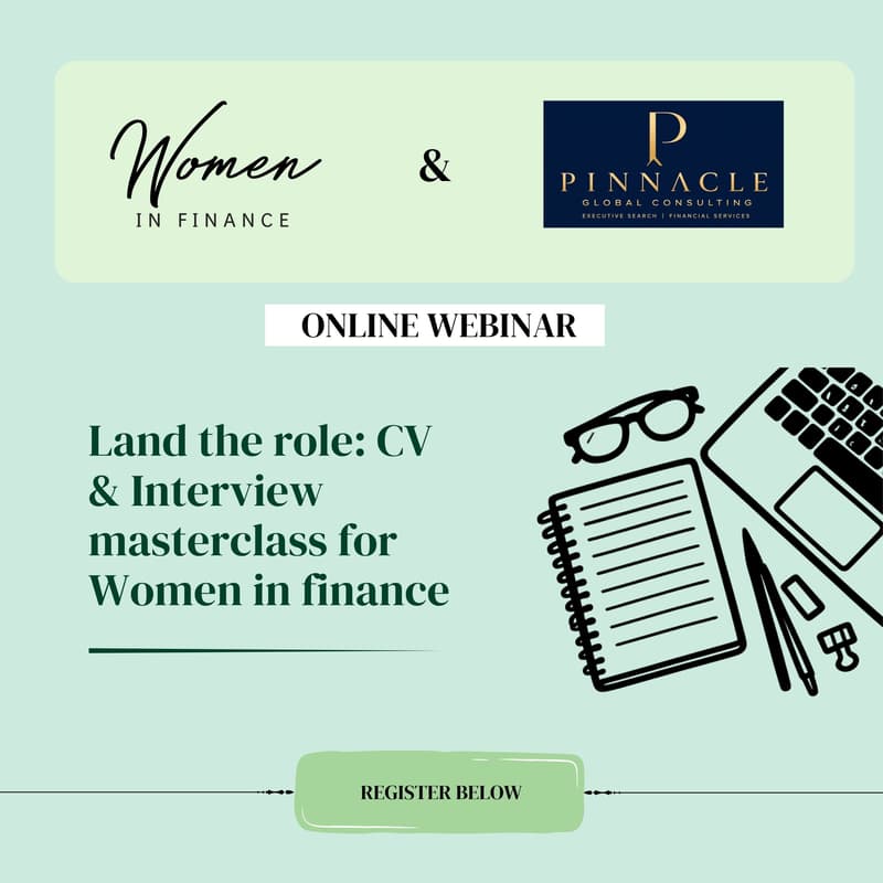 Cover Image for Women in Finance Group's 'Land the Role' : An online career webinar