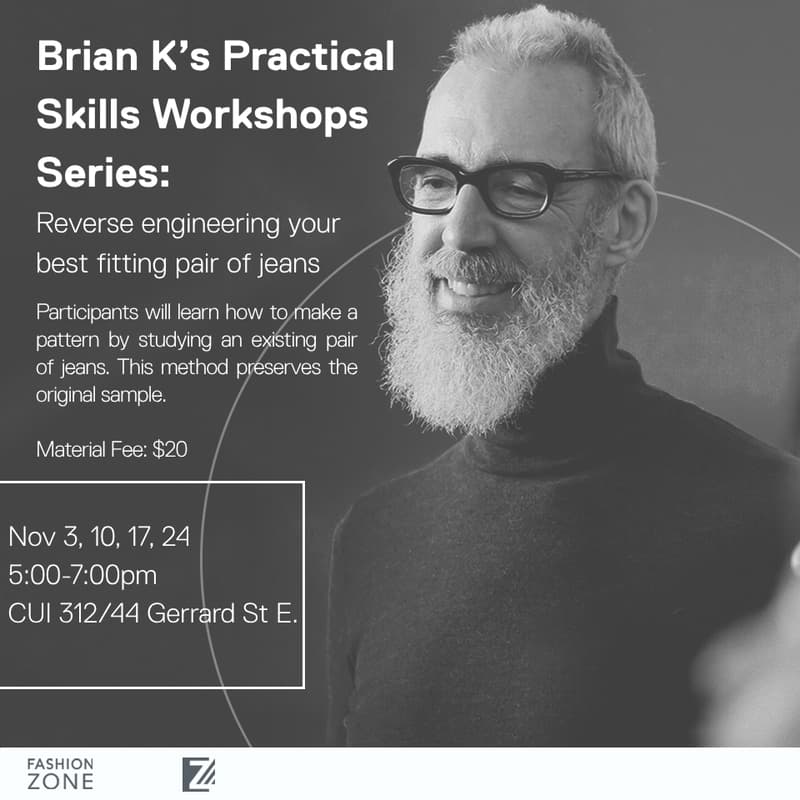 Cover Image for Brian K’s Practical Skills Workshops Series: Reverse Engineering Your Best Fitting Pair of Jeans (Workshop #2)