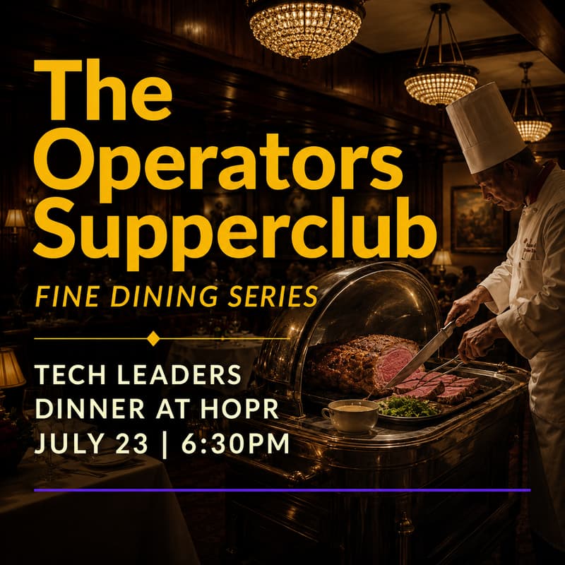 Cover Image for Tech Leaders Fine Dining Series: House of Prime Rib Edition