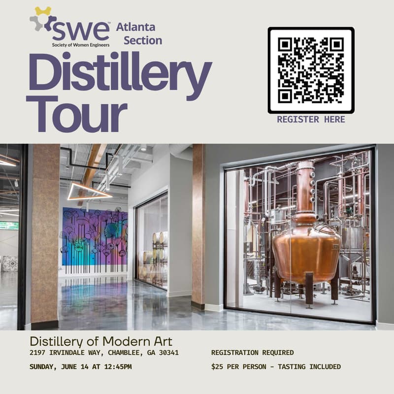 Cover Image for SWE Atlanta Distillery Tour + Social at DoMA