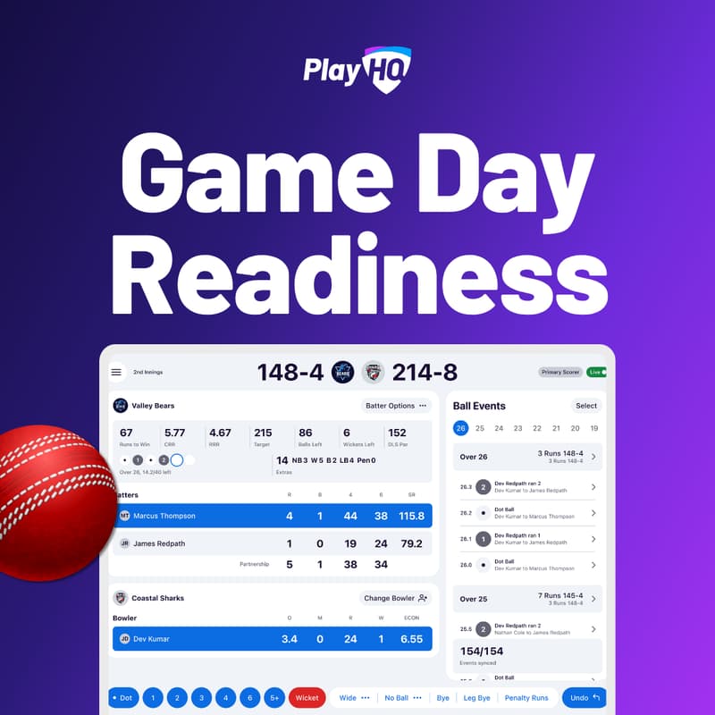 Cover Image for New Zealand Cricket: Game Day Readiness Webinar
