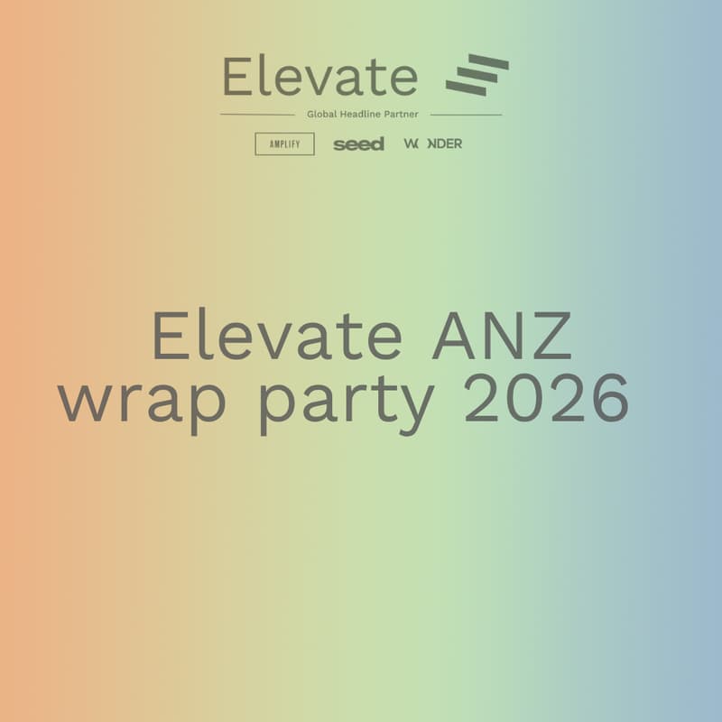 Cover Image for Elevate ANZ 2026 Wrap Party 12/11/26