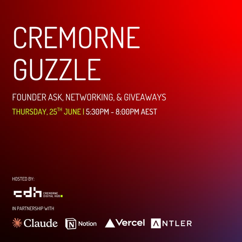 Cover Image for Cremorne Guzzle: Post Founder Day