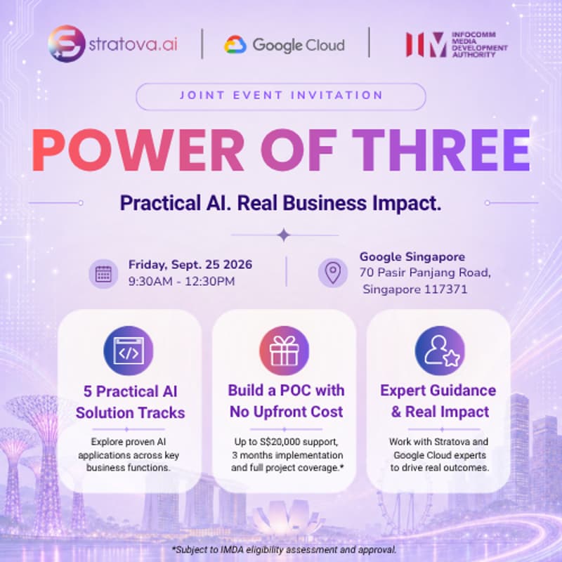 Cover Image for Power Of Three: Explore Funded AI POC Opportunities for Your Business