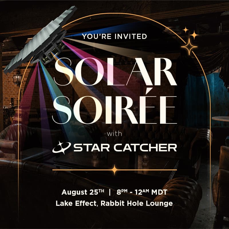 Cover Image for Star Catcher's Solar Soirée @ SmallSat