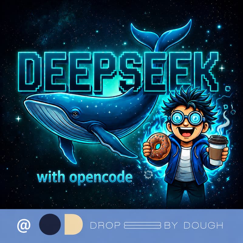 Cover Image for AI Vibe Coding with DeepSeek x OpenCode Sponsored by Alibaba Cloud @ Drop By Dough