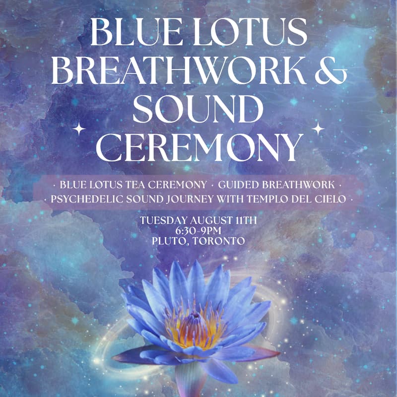 Cover Image for Blue Lotus Breathwork + Sound Ceremony
