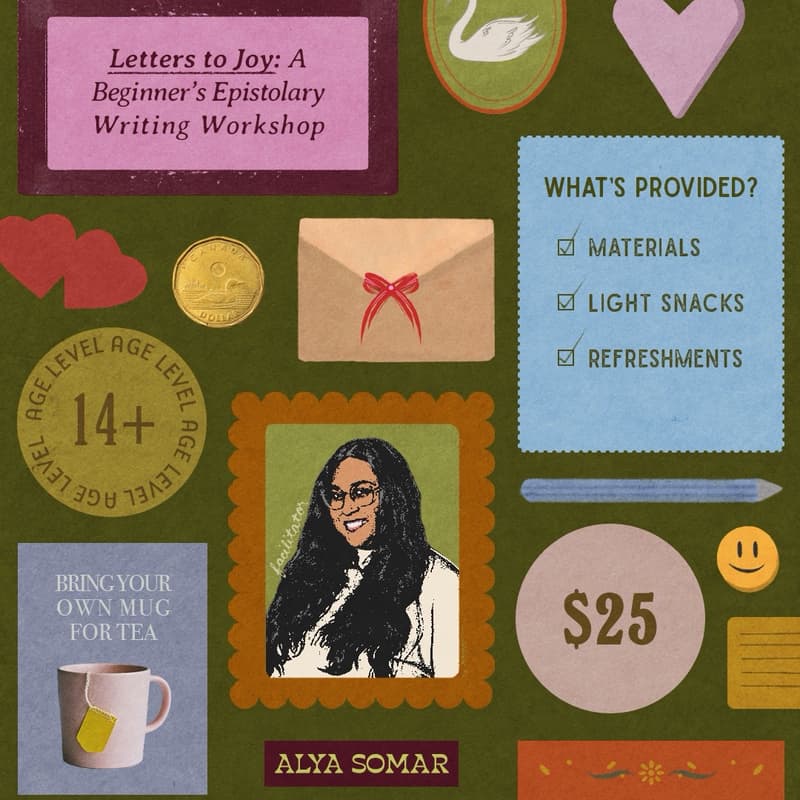 Cover Image for Isa Mag x Alya Somar’s – Letters to Joy: A Beginner's Epistolary Writing Workshop