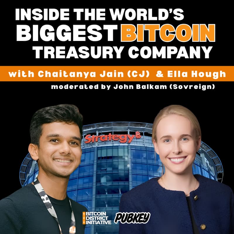 Cover Image for Life Inside the World's Biggest Bitcoin Treasury Company | PubKey DC
