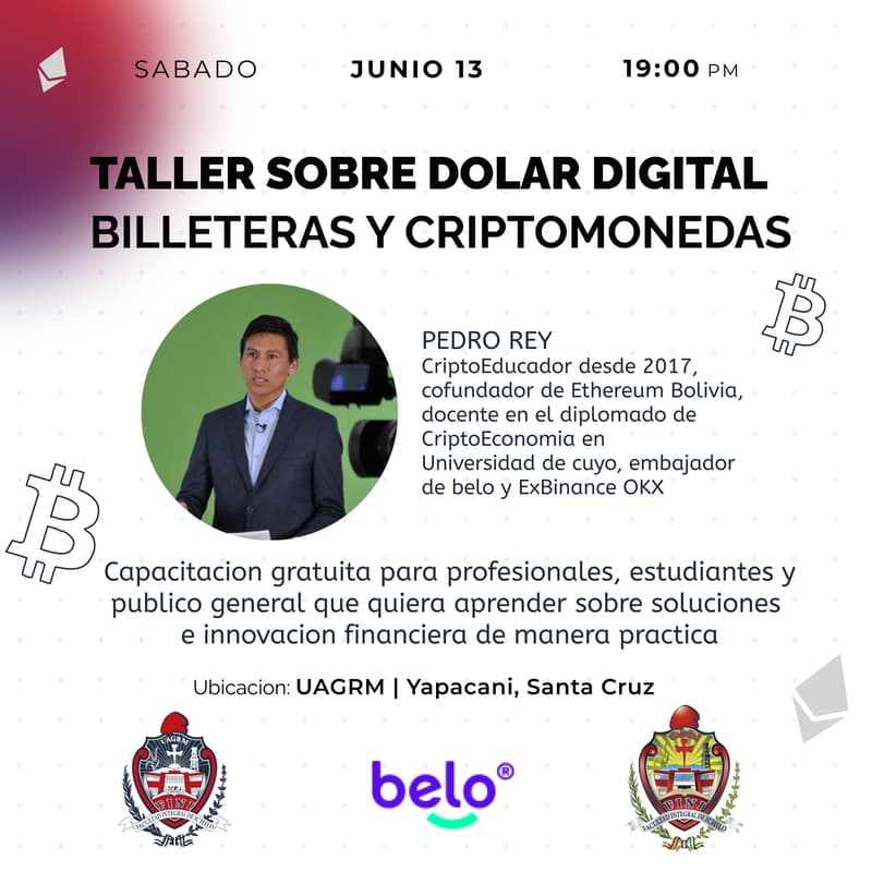 Cover Image for TALLER SOBRE DOLAR DIGITAL, BILLETERA Y CRIPTOMONEDAS