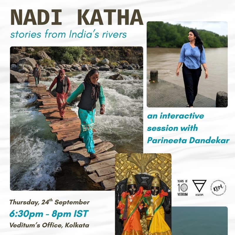 Cover Image for Nadi Katha: Stories from India's Rivers - an interactive session with Parineeta Dandekar
