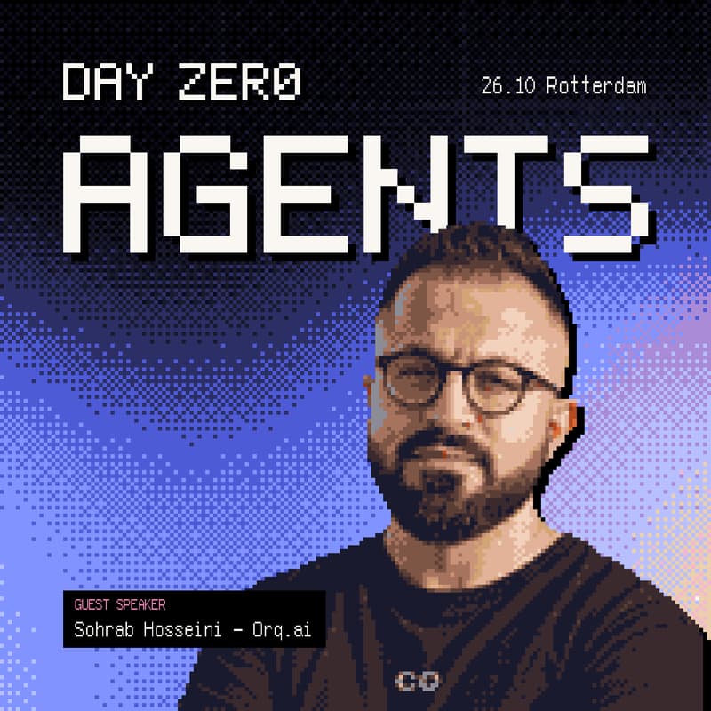 Cover Image for Day Zero III: Everyone got faster. Nothing shipped sooner x Sohrab Hosseini, Orq.ai.