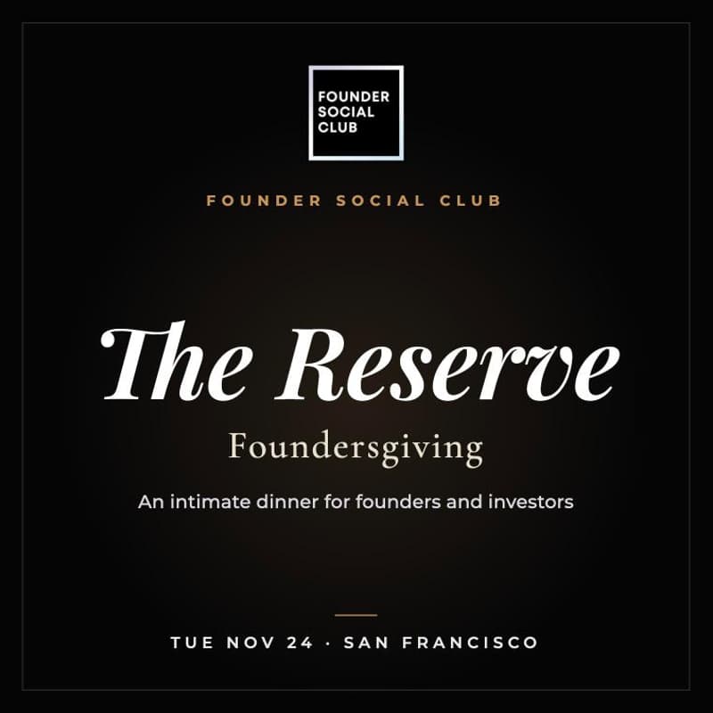 Cover Image for The Reserve: Foundersgiving
