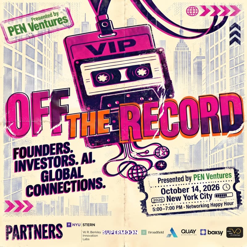 Cover Image for OFF THE RECORD by PEN Ventures