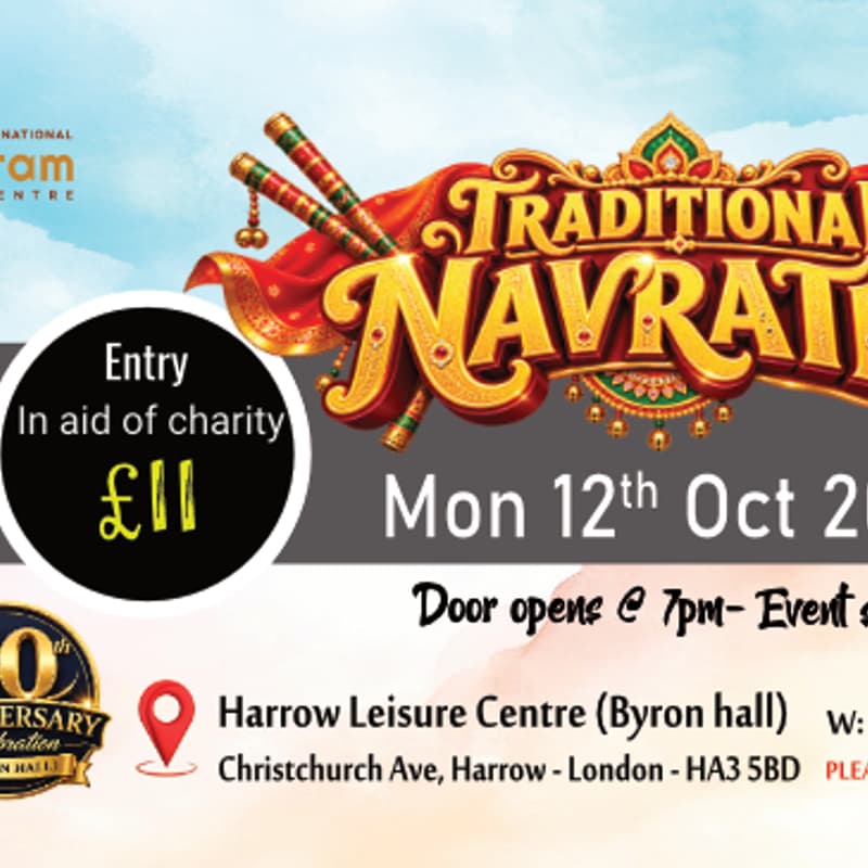 Cover Image for Day 3 - Monday - 12th Oct - Navratri Festival 2026