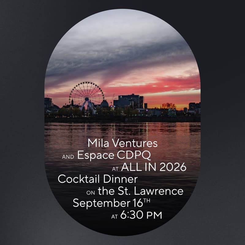 Cover Image for Invest at the Frontier of AI — A Private Cocktail Dinner on the St. Lawrence