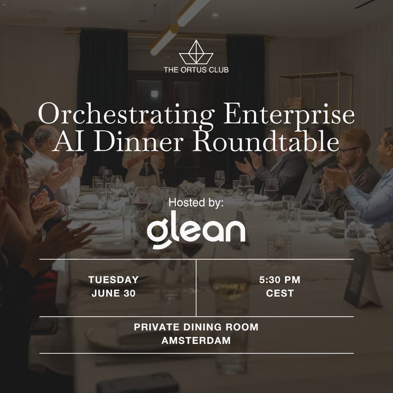 Cover Image for Orchestrating Enterprise AI Dinner Roundtable