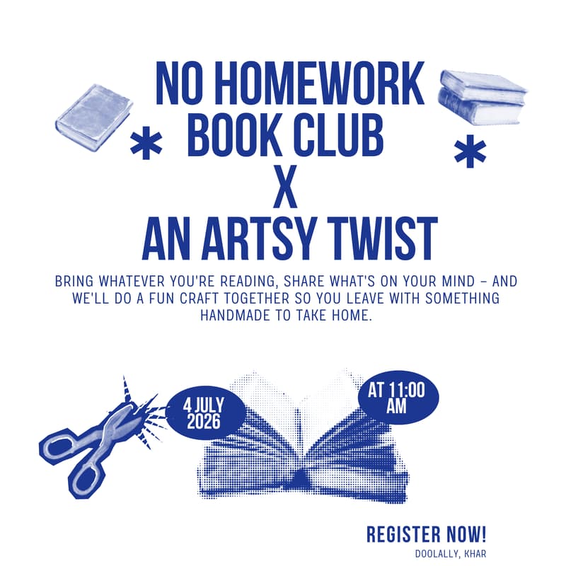 Cover Image for No Homework Book Club x An Artsy Twist
