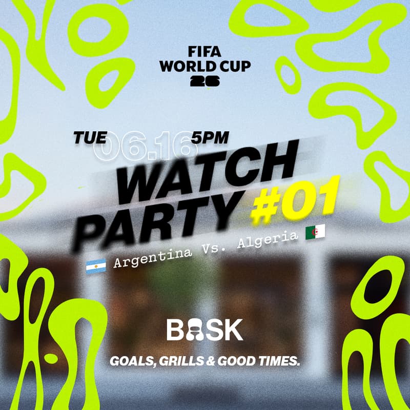 Cover Image for BASK World Cup Watch Party #01 Argentina Vs. Algeria