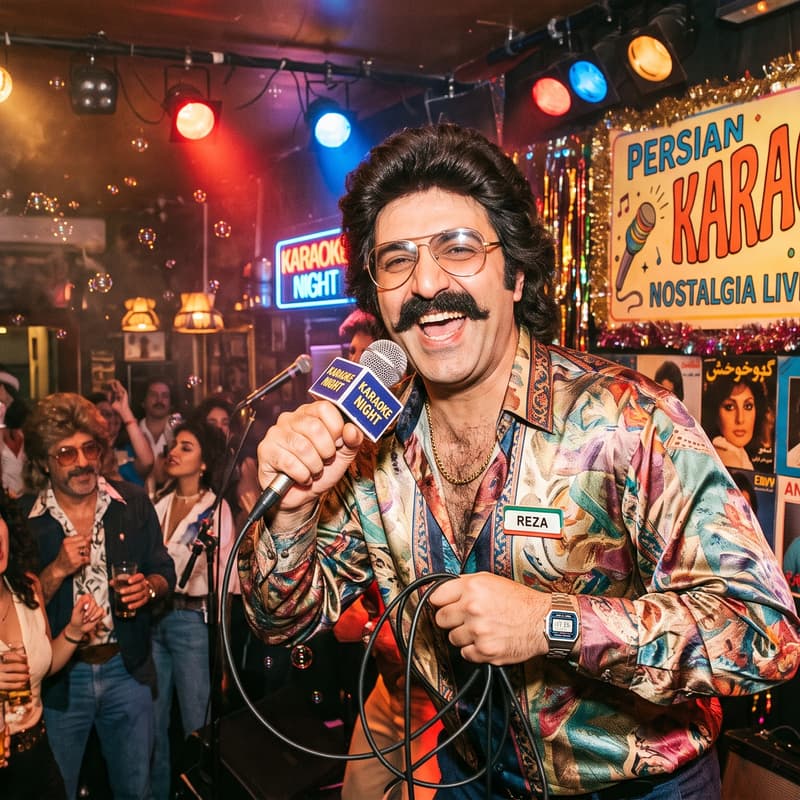 Cover Image for Persian Karaoke & Dance Party @ HLTH